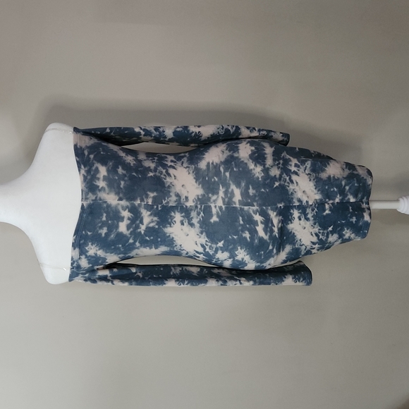 Plumbum Ruched Velvet Cold Shoulder Mini Dress - Picture 6 of 8